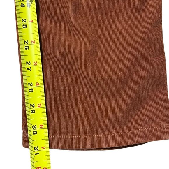Bella Dahl Anthropologie Corduroy Pants Sz 31 Burnt Orange Fall Academia Casual - Picture 7 of 11